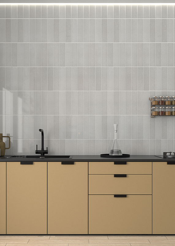 Installazione rapida, pannello a parete in silicato di calcio Minecore Easytile con resistenza al fuoco di classe A